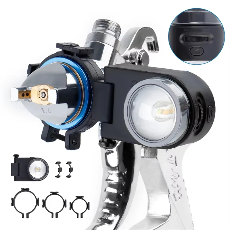 

AT21-Multi-Purpose Sprays Light Airbrush Paint Fill Light Adjustable Lighting Power Painting Tool Accessories For Night Work