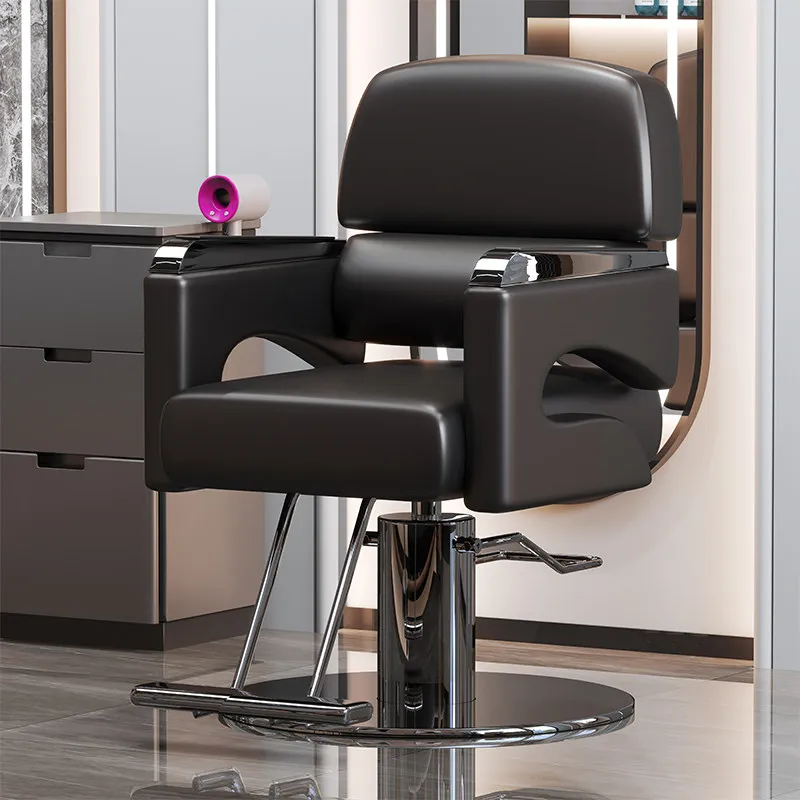 Silla De peluquero para recepción, taburete De estilista De lujo trenzado, silla De peluquero De belleza, sillín De espera, Sillon De pedicura Para muebles De Spa