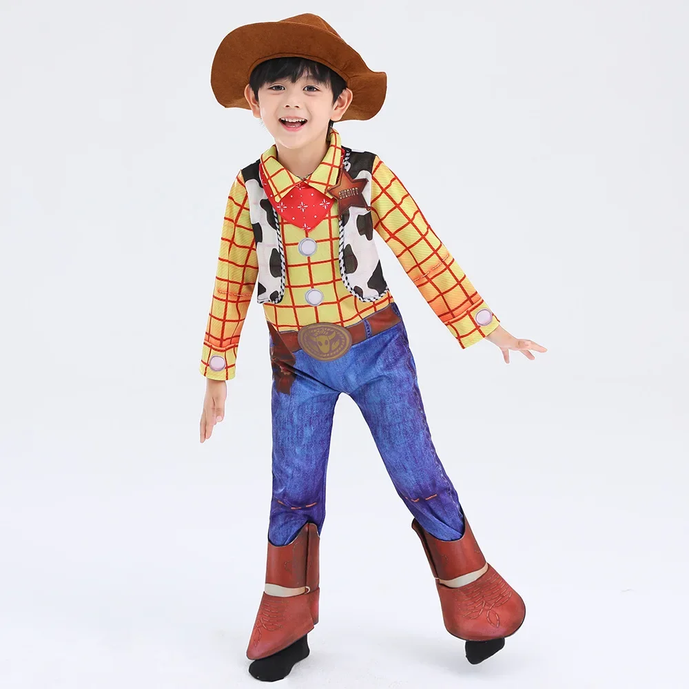 Fantrenfor- Costumes d'Halloween Pourim pour Bébé, Tout-petit, Enfant, Garçons, Costume de Cowboy, Robe de Barrage de ix