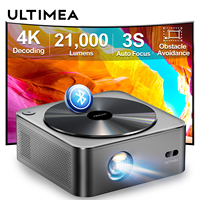 ULTIMEA Full HD Projector 1080P 4K Video Home Theater Projectors AutoFocus&6D Keystone Correction Smart 5G WiFi Bluetooth Beamer