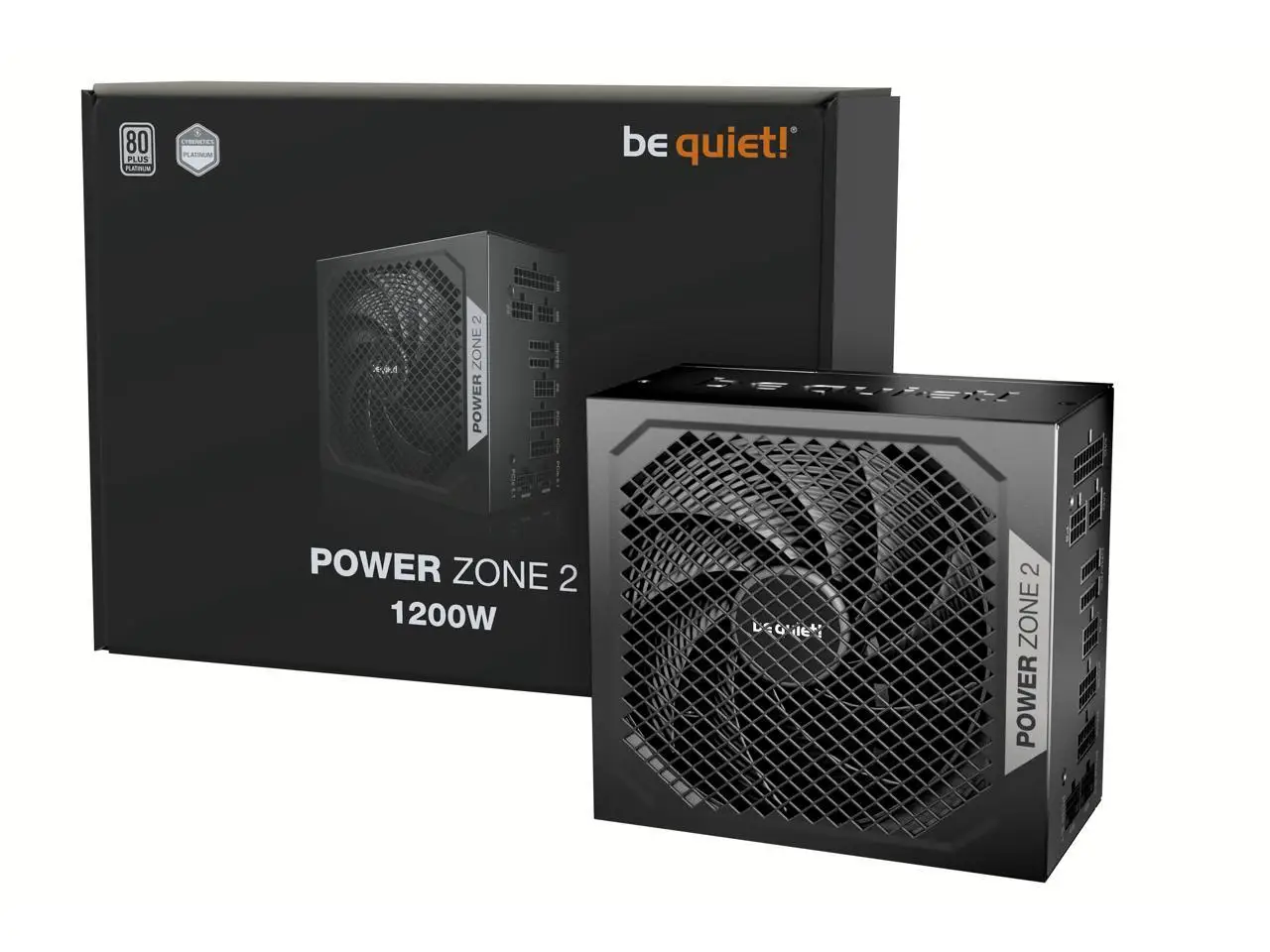 be quiet! Power Zone 2 1200W ATX12V 3.1 Power Supply | 80 Plus Platinum and Cybenetics Platinum Efficiency |  PCIe 5.1 |  BP030US