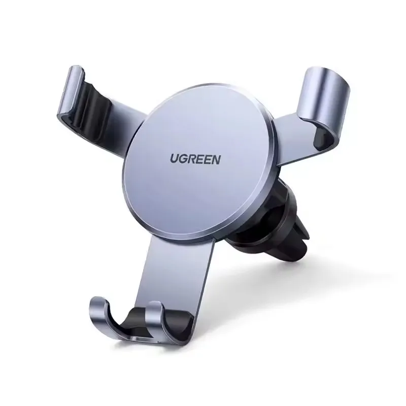 2026 UGREEN Car Phone Holder Air Vent Car Phone Mount with Upgrade Hook Clip Gravity Universal Aluminum Car Cradle