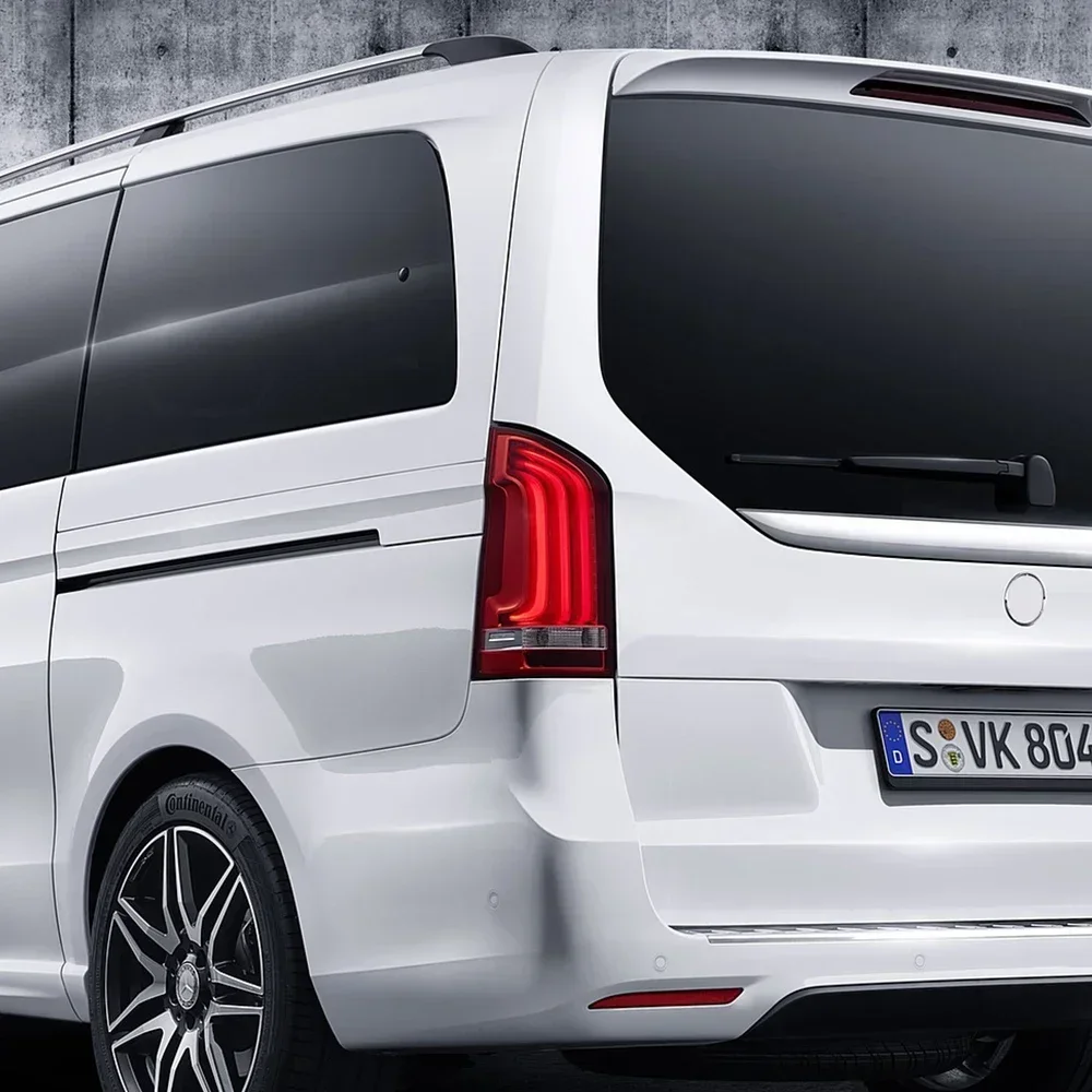 Rakitan Lampu Belakang Mobil Pasang dan Mainkan Untuk Benz Vito W447 2016-2024 Aksesori Lampu Belakang Kabut Mundur Rem Sinyal Belok Otomatis