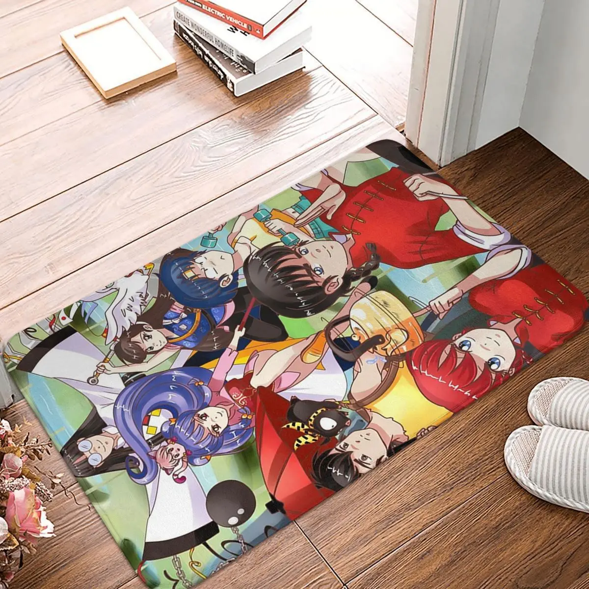 P Chan Ranma Anime Doormat Kitchen Entrance Home Floor Mat Anti-slip Carpet Rug for Balcony Footpad Mats