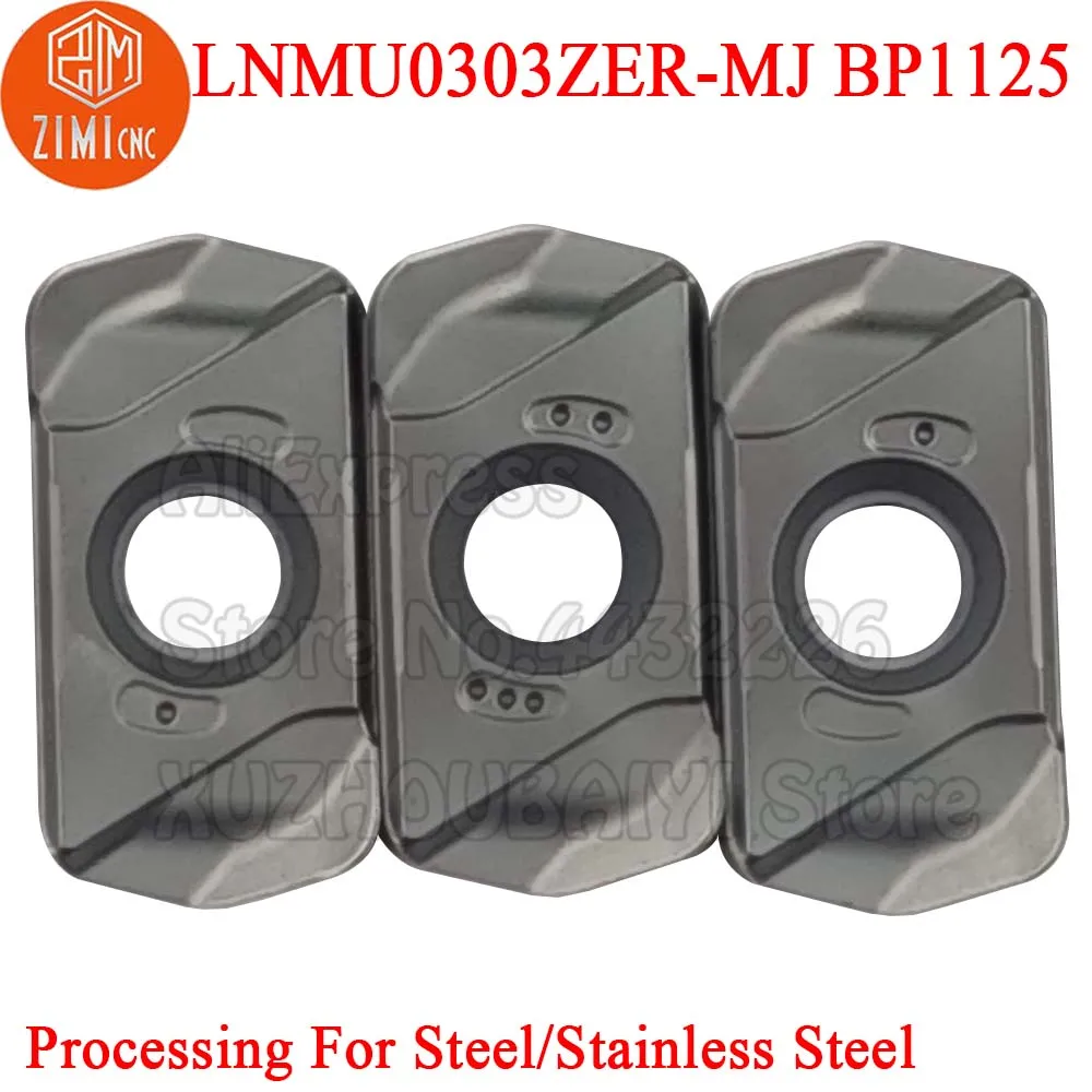 LNMU0303ZER-MJ BP1125 LNMU0303ZER LNMU0303ZER LNMU 0303 ZER Xay Dụng Cụ Cắt Carbide Miếng Lót 2 Mặt Nhanh Chóng Ăn EXNR03R