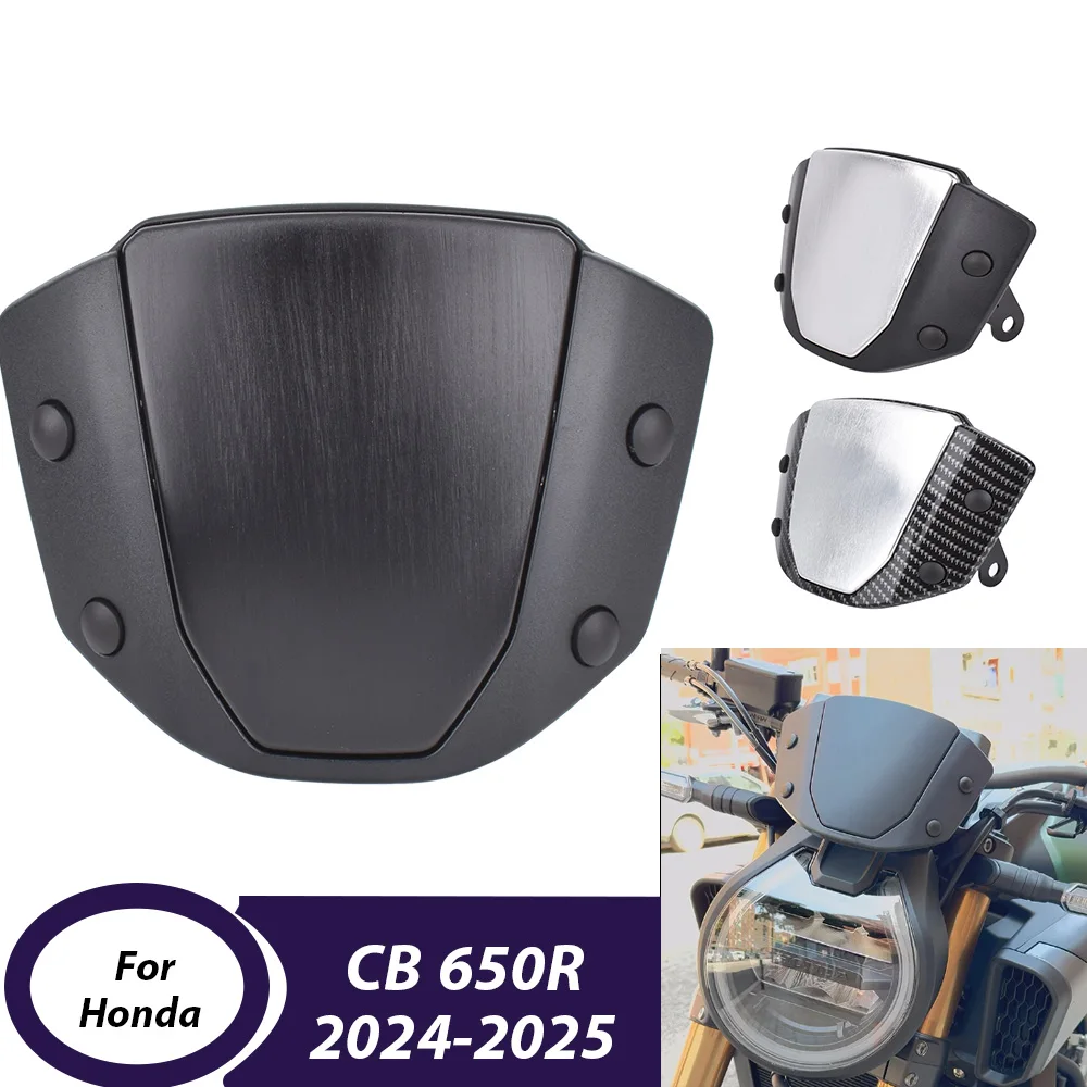 الزجاج الأمامي للدراجات النارية CB650R لهوندا CB 650R 2024 2025 Sport CB1000R 2018-2023 ملحقات منحرف الرياح الأمامية #1