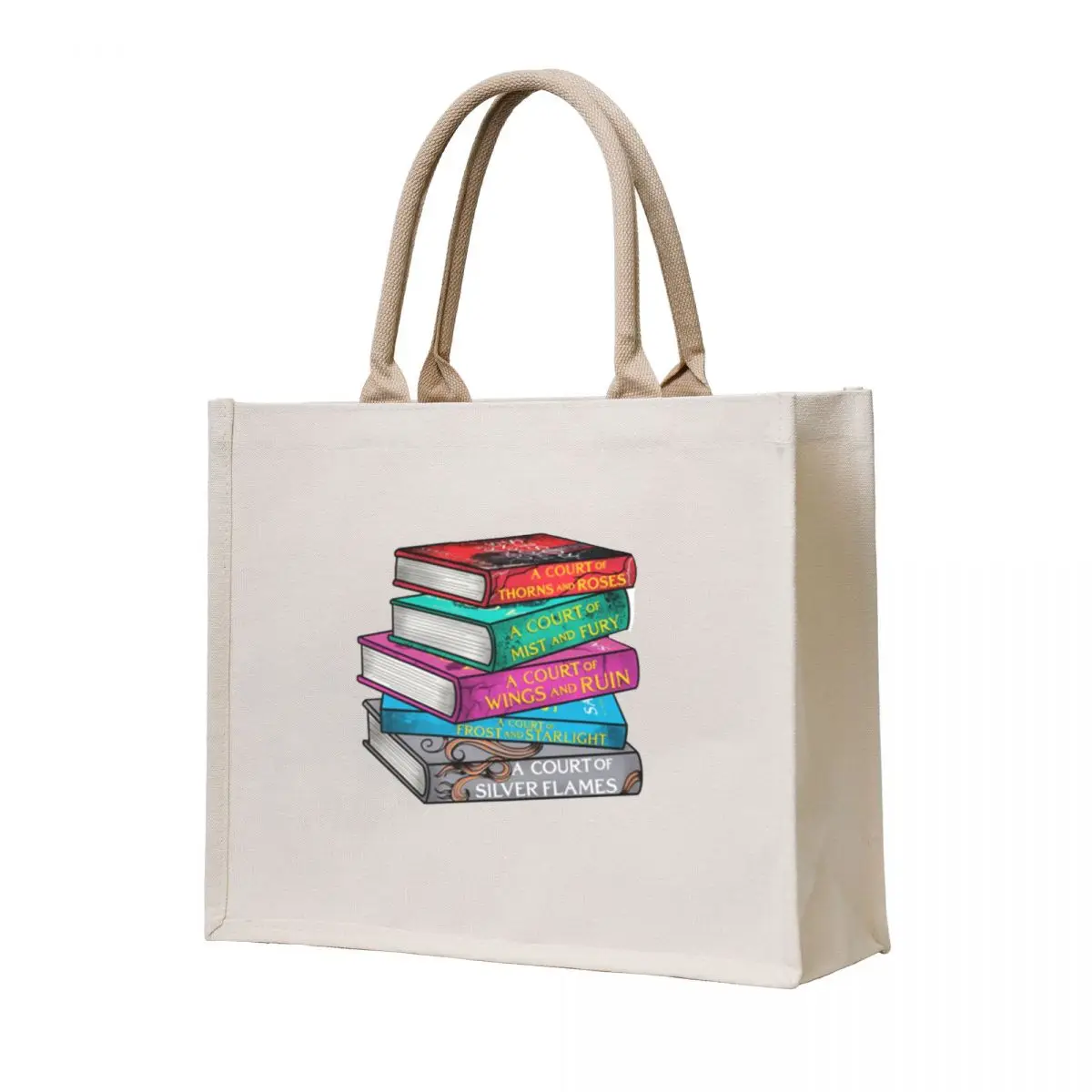 

ACOTAR Books Vinyl Sticker Tote Bag handbag Women's bag bags woman 2025 canvas tote bags