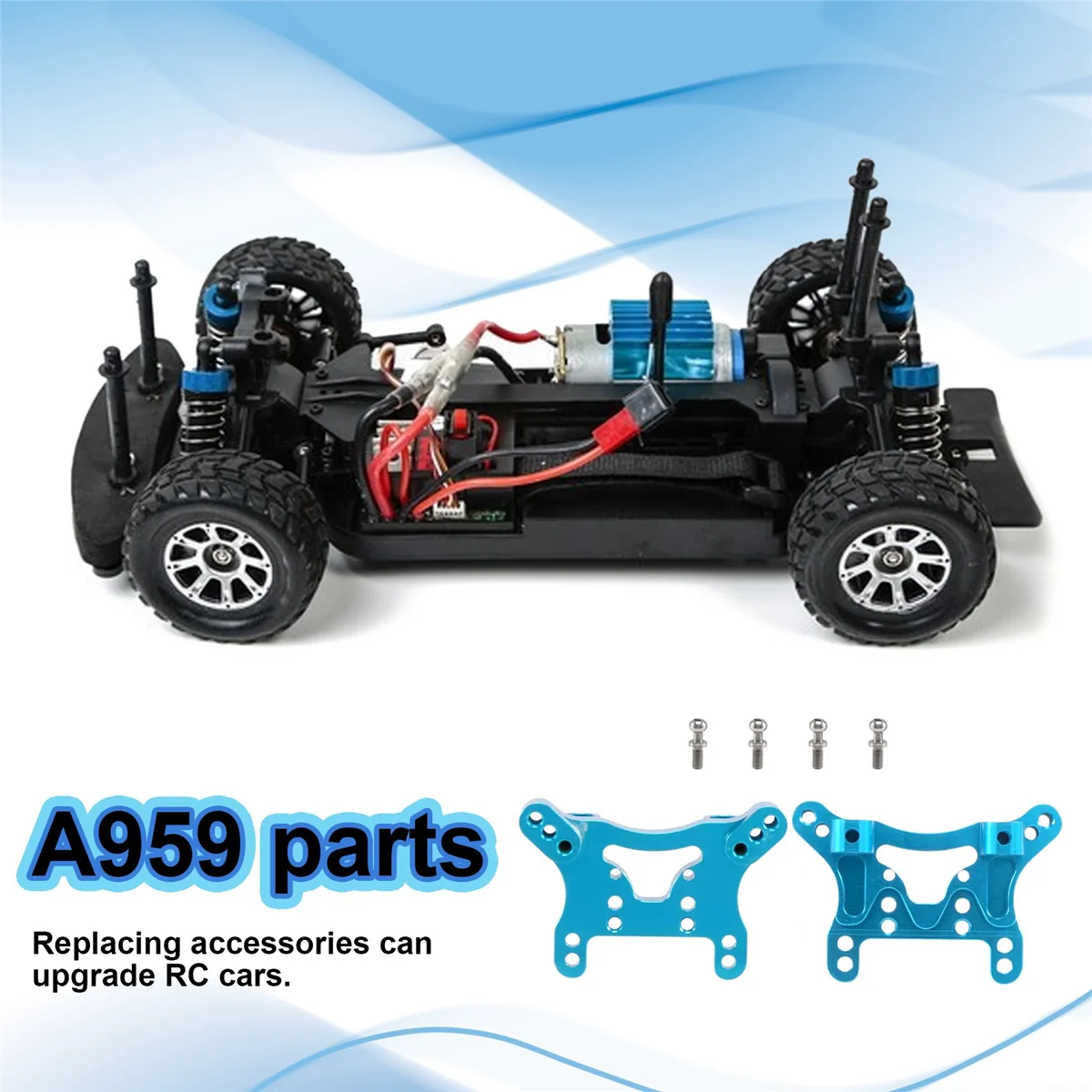 Upgrade Metall Stoßdämpfer Board für wltoys A959-B a949 a959 a969 a979 k929 rc Autoteile