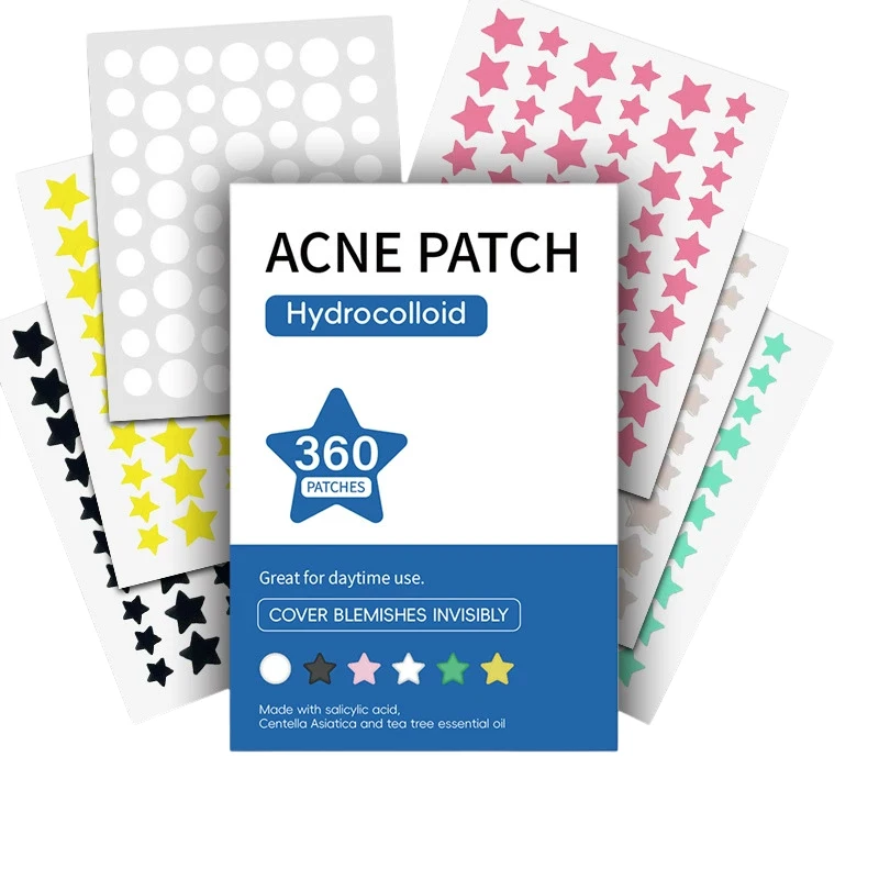 

Colorful Invisible Pimple Removal Anti-Acne Hydrocolloid Patches Spots Marks Concealer Beauty Makeup Tool Repair Sticker