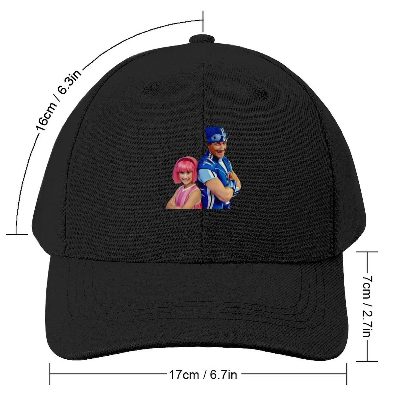 LazyTown Stephanie _amp_ Sportacus Duo Design Baseball Cap Hat Baseball Cap Trucker Hat Sun Cap Sun Hats For Women Men's