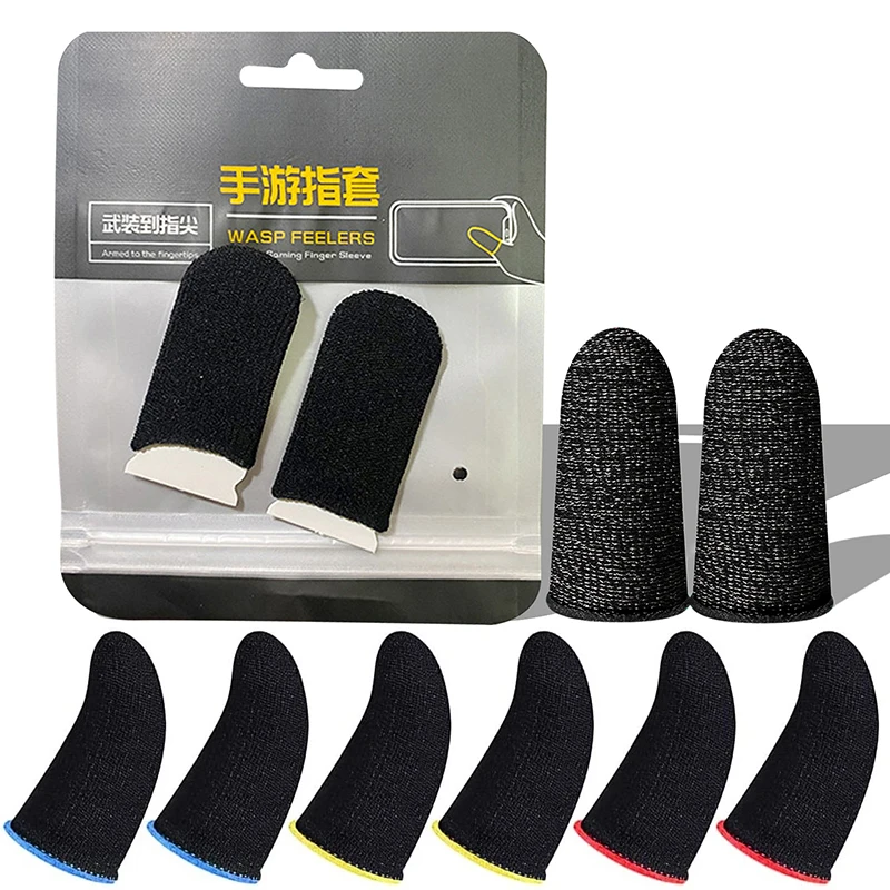 40 stücke Handy-Spiel Fingertip Handschuhe Für PUBG Gamer Schweißfest Anti-slip Touchscreen Finger Sleeve Atmungs Gaming Finger abdeckung