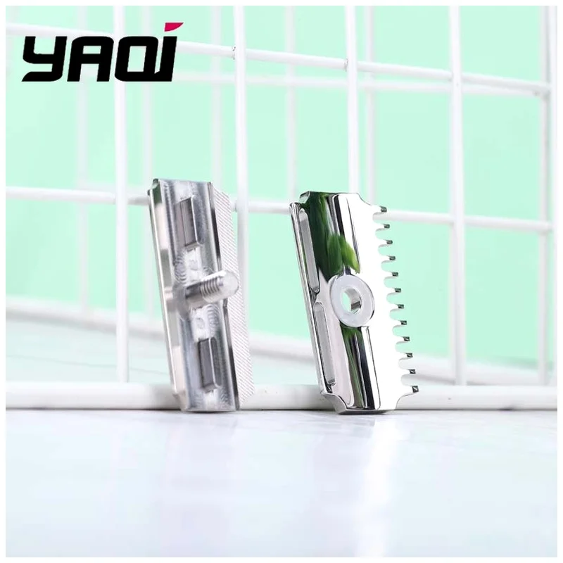 0.7mm Blade Gap YAQI Vostok 70DC Safety Razor Head Dual Comb Polished 316 Stainless Steel Men's Traditional Shaving Accessory