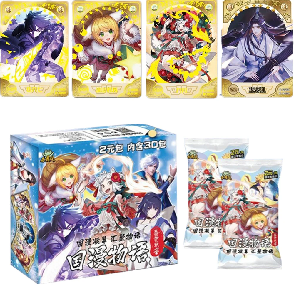 New Genuine Goddess Story Cards Character Collection Rare SR HD Color Card Anime Enthusiasts Booster Box Children Christmas Gift