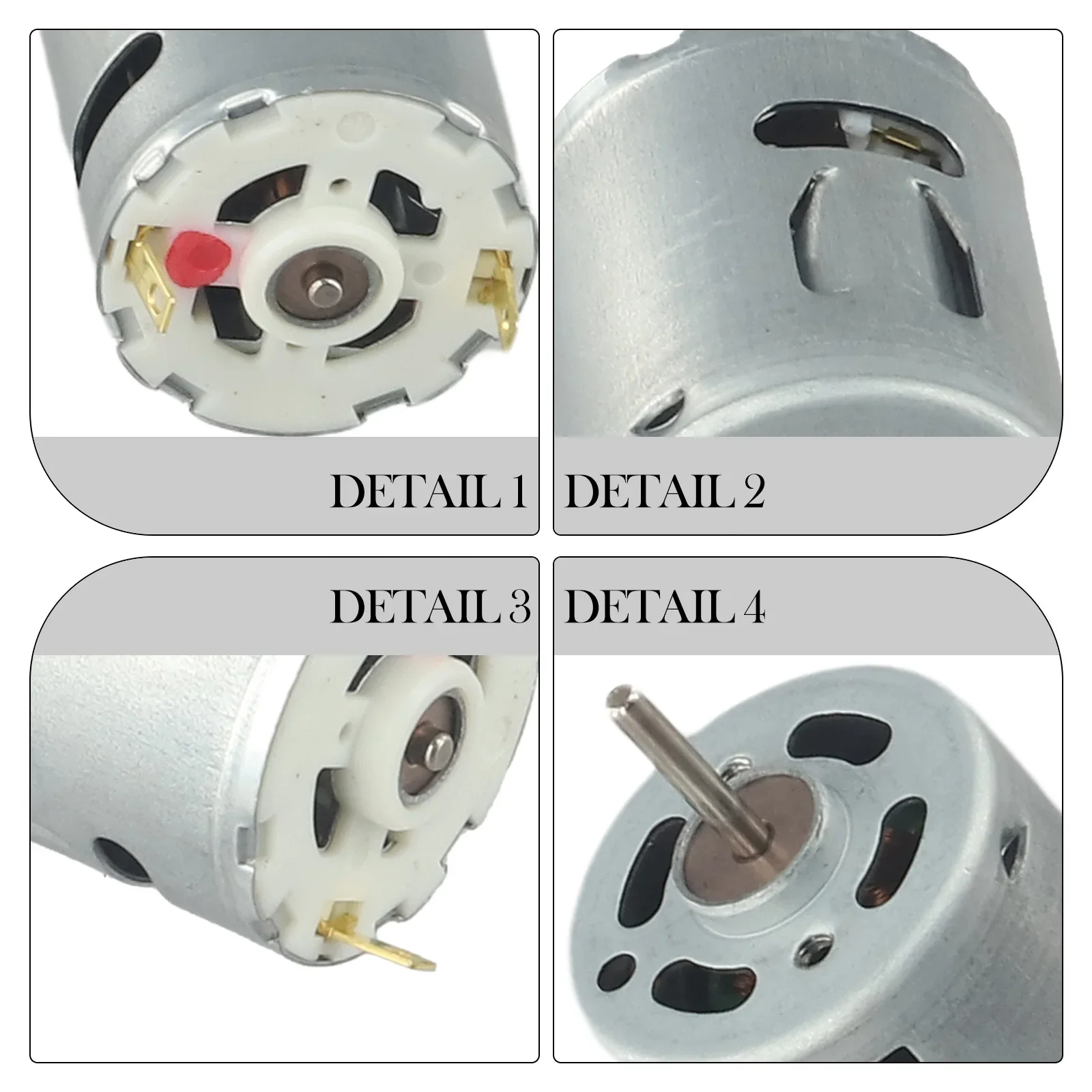 

Parts Motor Replacement For MABUCHI RS-365SV-1870 Micro Motor 41.8mN.m Stalling Torque 5A Accessories Fittings Practical