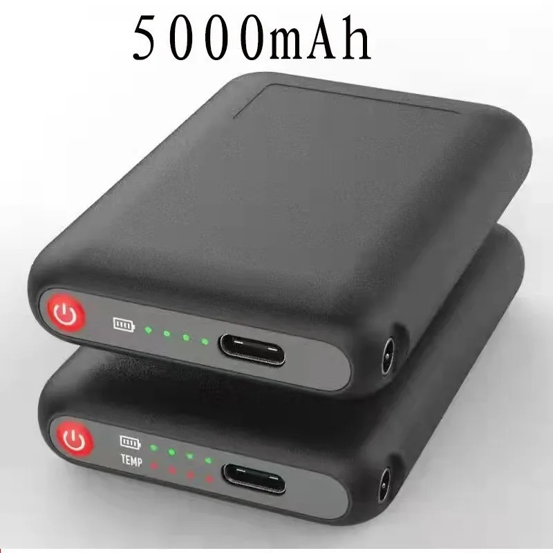5V 5000mAh Lithium Battery For Warm Gloves Clothes Hat Charger Power Bank Winter Heated Socks Rechargeable Battery