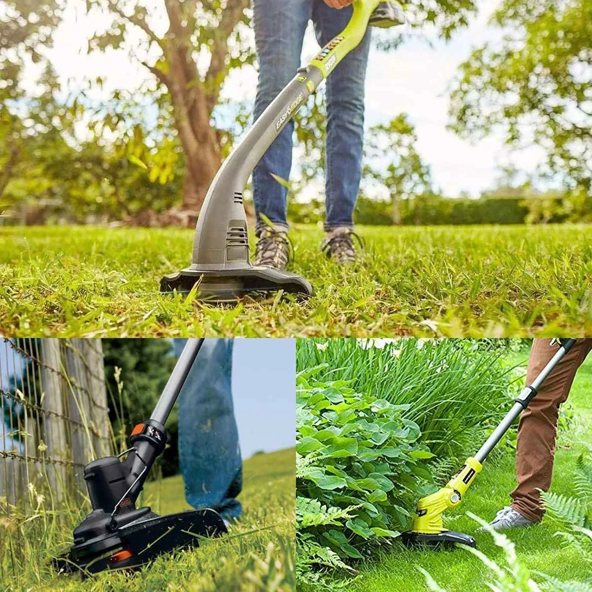 3 Rolls for Ryobi 0.080 Nylone String Trimmer Line Lawn Mower Grass Trimmer Head Weeding Brush Cutter Parts Replacement Spool
