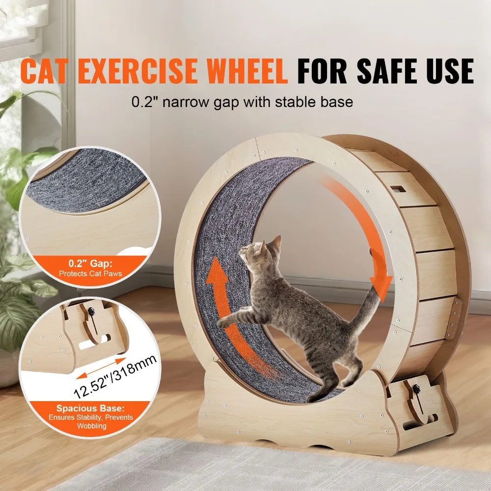 Large Silent Cat Exercise Wheel 1