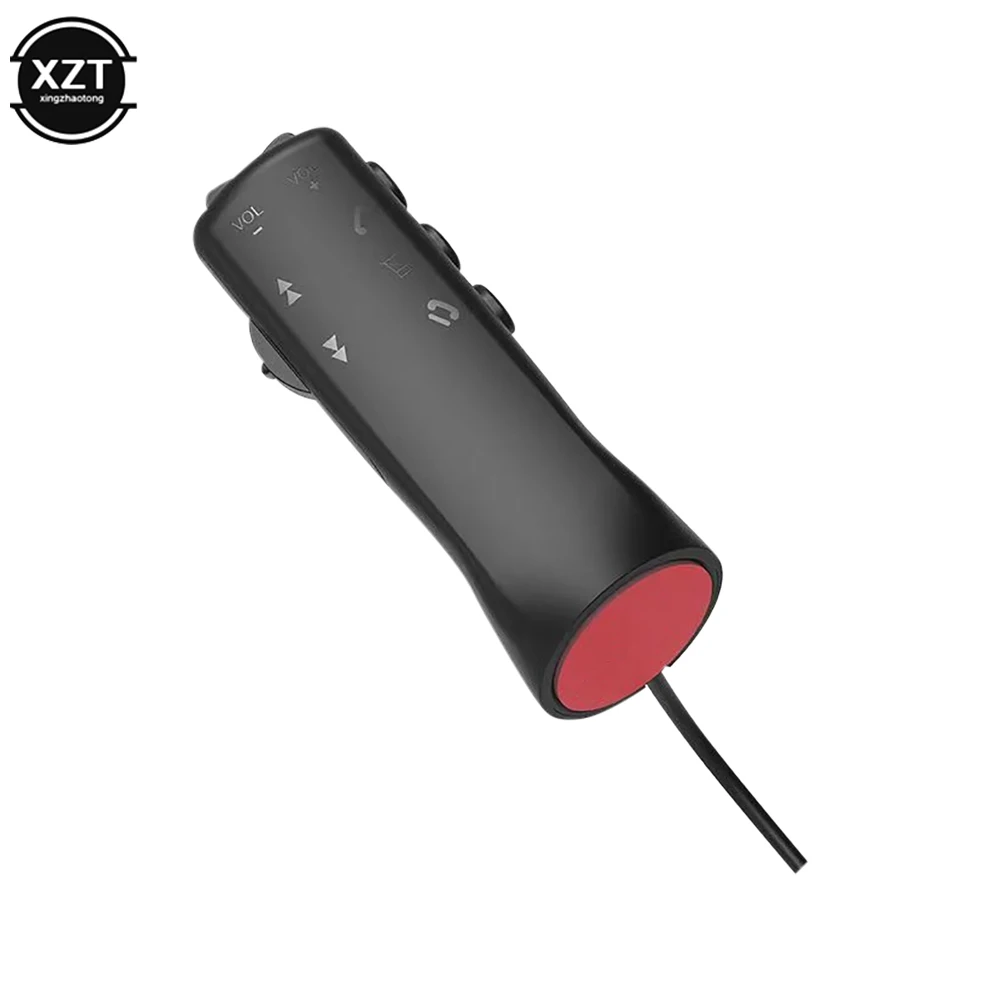 Botão de volante universal do carro Controle Remoto, Multifuncional, Rádio, GPS, Navegação de DVD, Controle Remoto com Fio