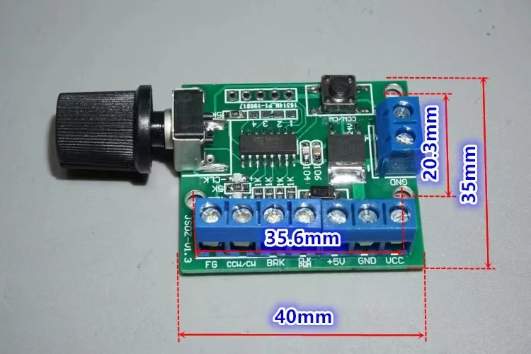 

12-24V Minebea nidec and other brushless motor governors PWM/CLK signal brushless speed regulation forward and reverse