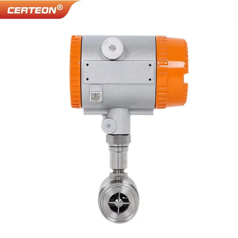Industrial Turbine Flow Meter Stainless Steel Liquid Diesel Methanol Alcohol 4-20mA RS485 LCD Output