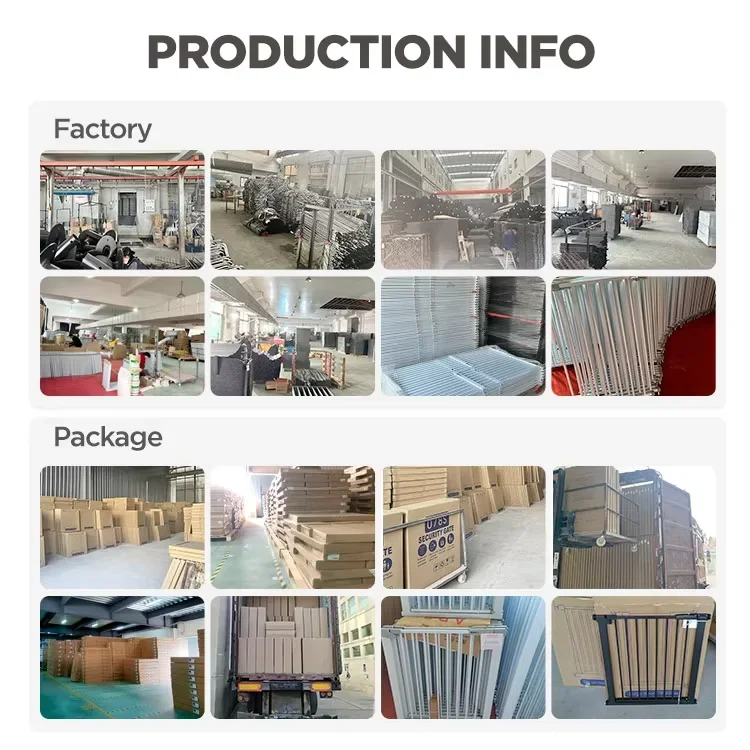 Chocchick Baby Gates for Stairs High Quality No Drilling Doorway Walk Thru Protection Fence Baby Safety Gates