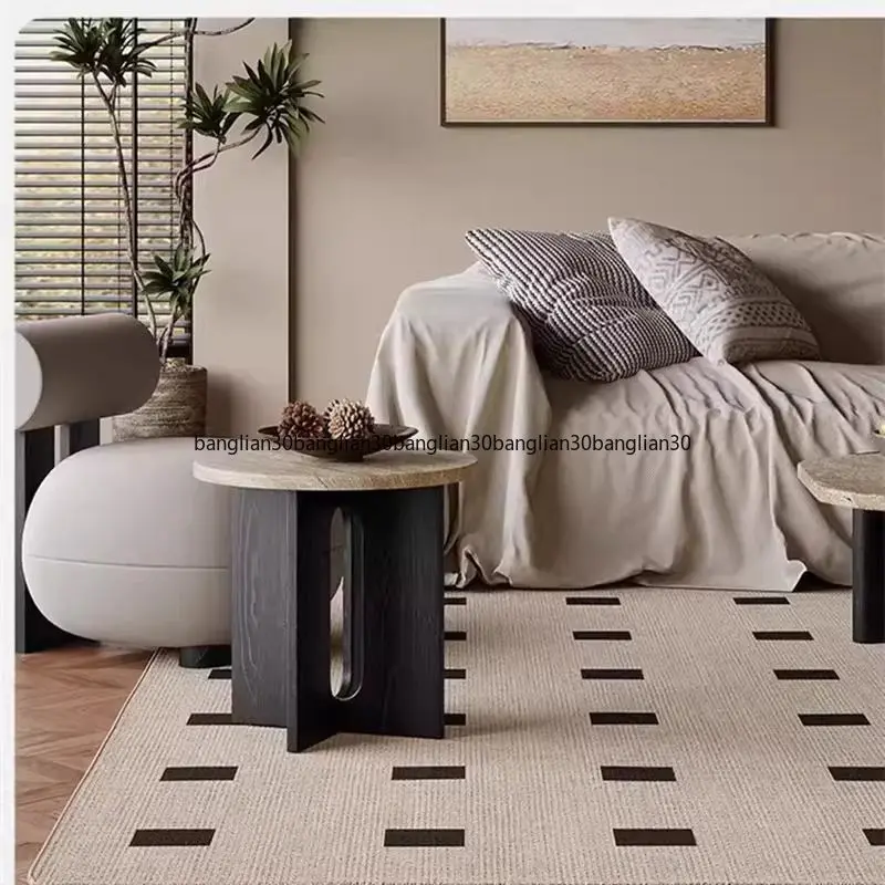 الرياح الصامتة طاولة القهوة الصغيرة طاولة جانبية غرفة المعيشة المنزلية شقة القرون الوسطى أريكة خشبية صلبة غرفة نوم طاولة مستديرة صغيرة #3