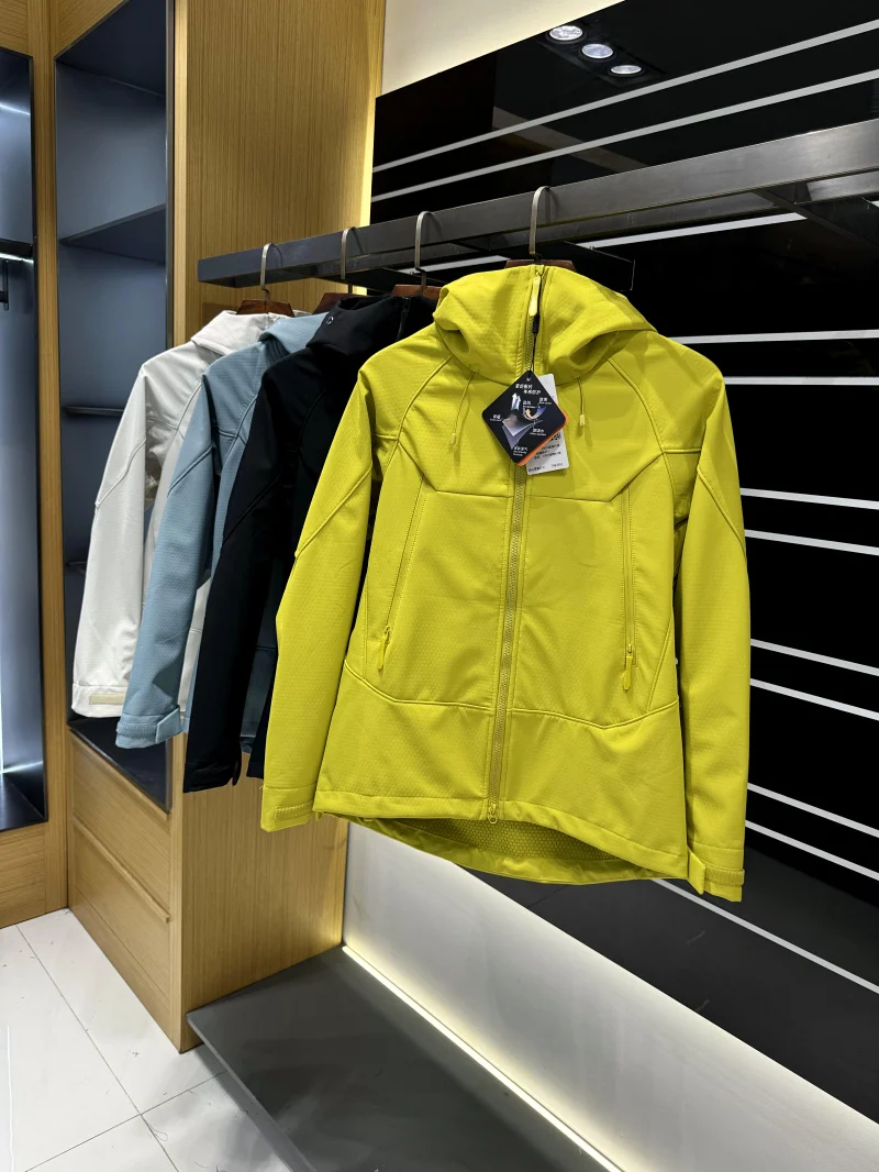 

Outdoor Heavyweight Recommendation Autumn Winter New Men's Hiking Soft ell Thin Fce Jaet Windproof Stand Fit Zipper...