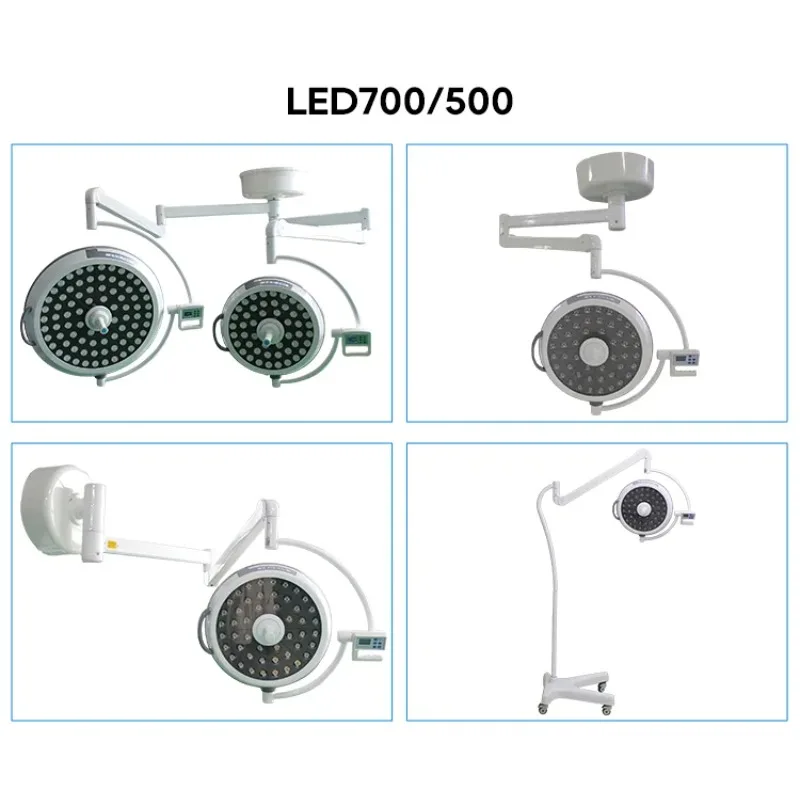 1PC Multifunctional High Illumination Inspection Light Shadowless Light Adjustable Bracket LED500