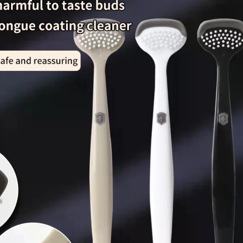 Triple Effect Tongue Scraper Tongue Scraping Plate Oral Cleaning Brush Reusable Fresh Breath Oral Hygiene Care Cleaning Tools