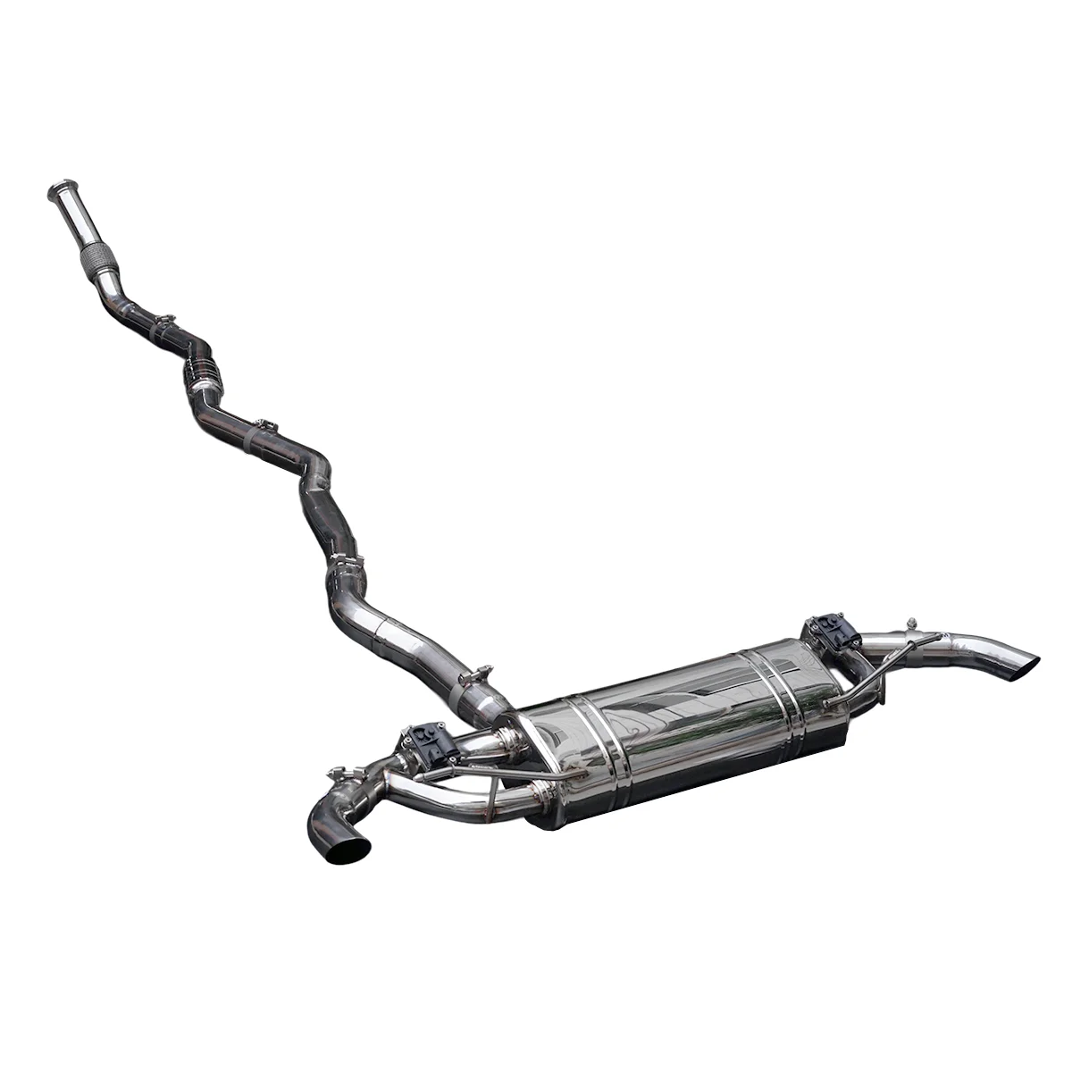 Titanium Track Exhaust for P11 V8TT Hypercar - FIA Sound, Dual Central Tips, 11.5kg Weight Save, Direct Fit