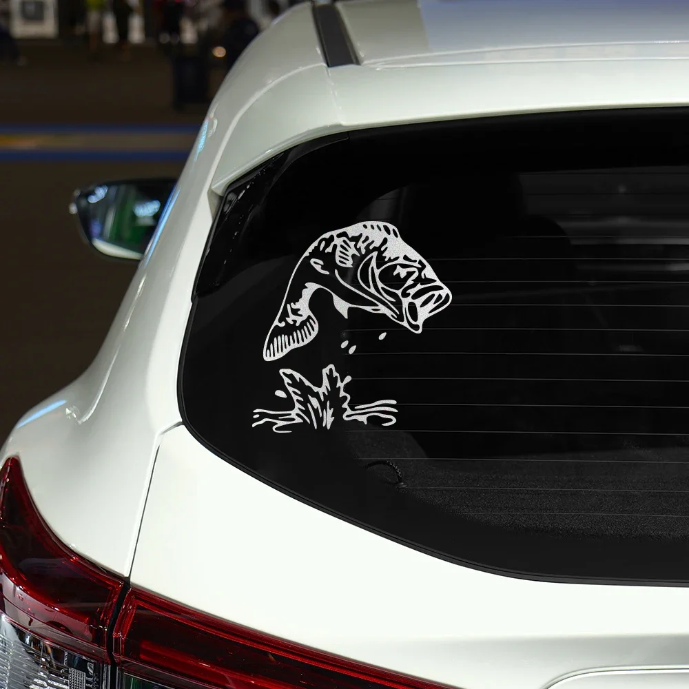 

Reflective Fish Jumping Out of Water Sticker Fishing Fish Graphics Vinyl Decal Motorcycles Auto Decoration Sticker Accessories