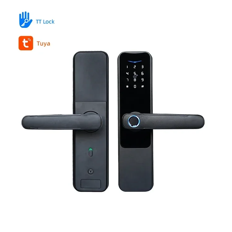 

Brand New Waterproof Anti-theft High Recognition Fingerprint Password Screen Tuya TTlock Home Apartment Smart Lock