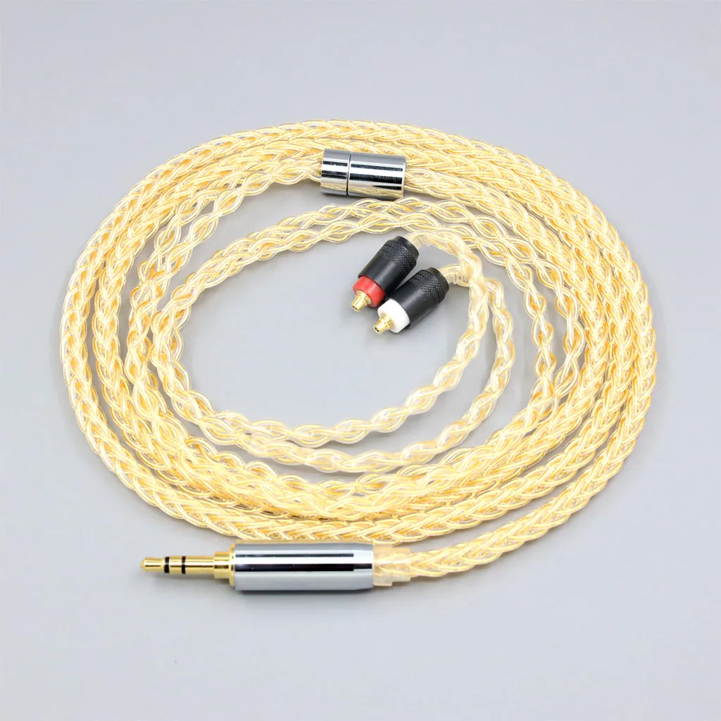 소니 IER-M7 IER-M9 IER-Z1R 헤드셋용 이어폰 케이블, LN008423 8 코어 99% 7n 순은 24k 금도금