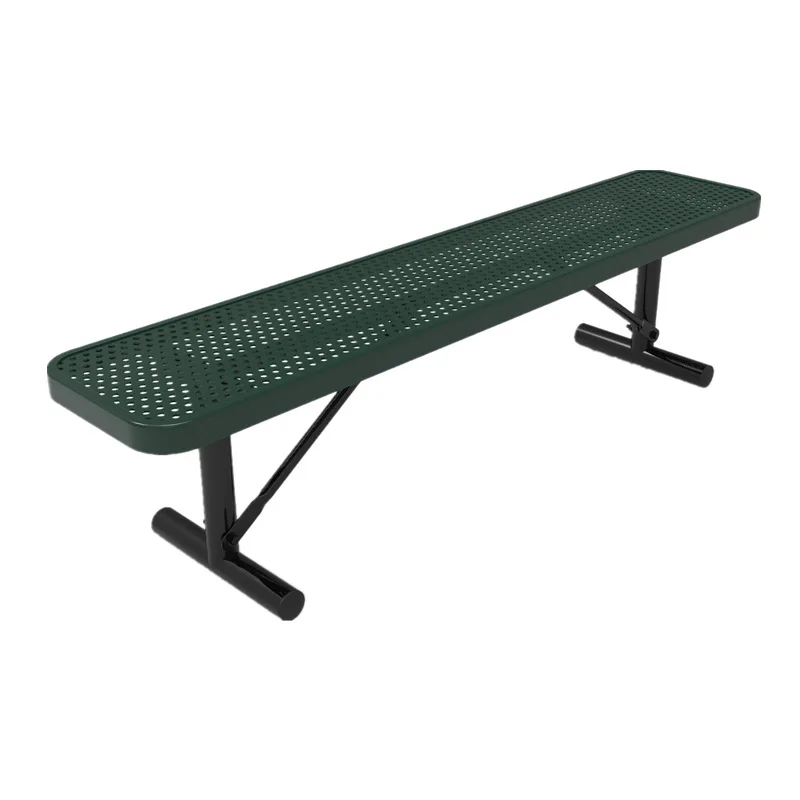 Outdoor Park Chair Garden Community Dipping Bench Seat Outdoor Metal Seat Wrought Iron Backrest Leisure Chair Chair