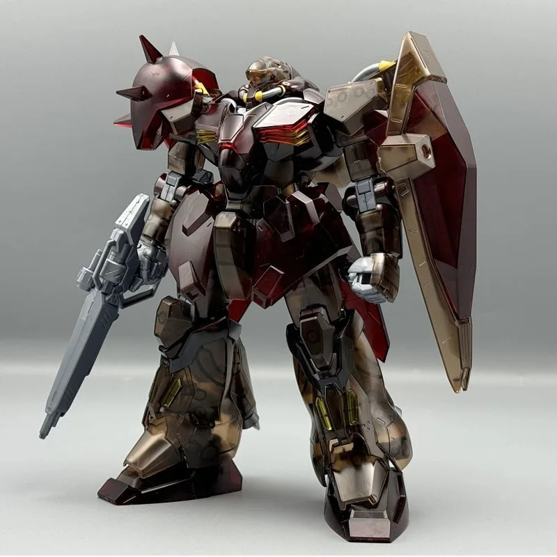 Bandai Originele HG Me02R-F01 MESSER TYPE-F01 [CLEAR COLOR] Gundam Anime Action Figure Robot Collectible Assembly Model Speelgoed Gift