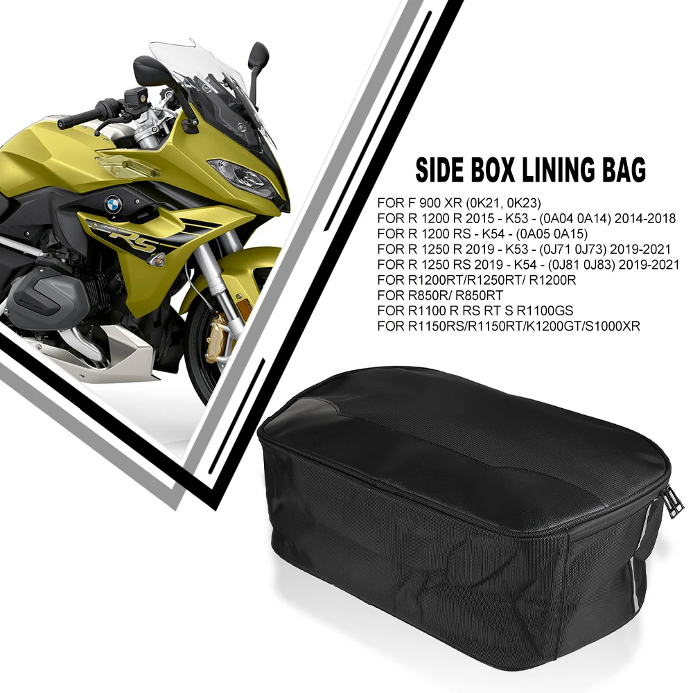 

Side box bag For BMW F900XR R1200R S1000XR R1100 RT S R1100GS R1150RS R1150RT K1200GT K1300GT Luggage Bag Saddlebag Inner Bags