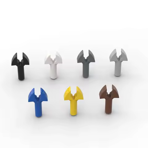 MOC 10PCS 48729 Bar 1L With Clip Building Blocks Kit Mechanical Claw Edges Particle Idea Educational Toys Children Birthday Gift