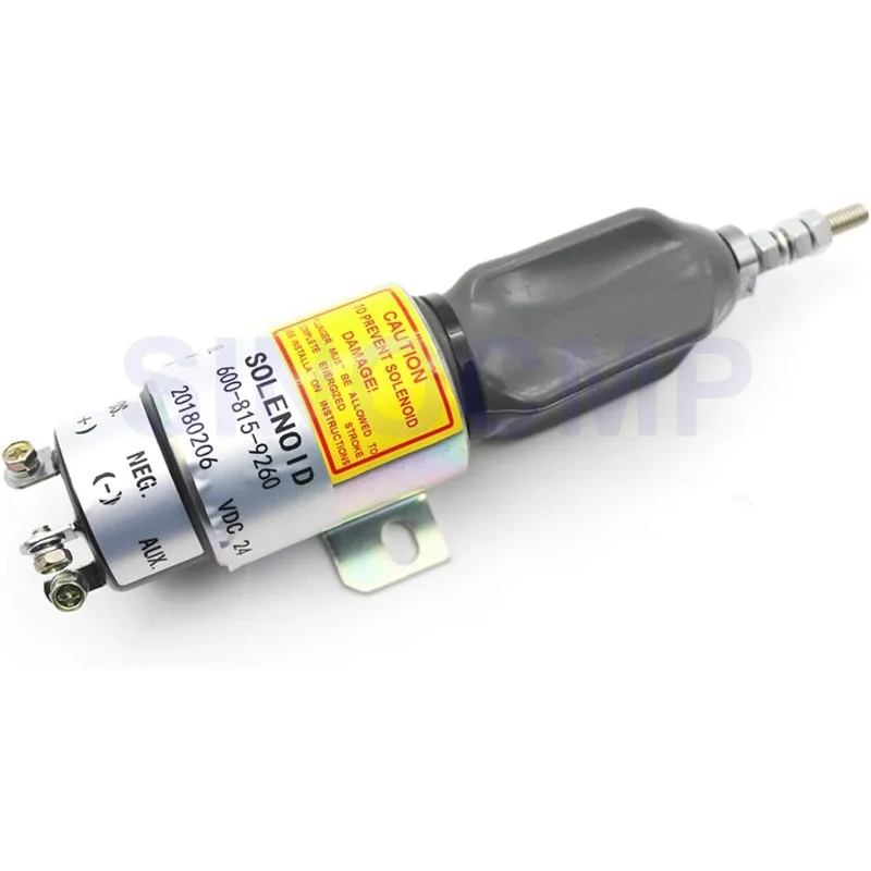 600-815-9260 600-815-926 Per Komatsu PC75US-3 PC75UU-2 PC75UU-3 PC60-7 Solenoide di arresto 4D102 4D95 6D102 Solenoide di arresto
