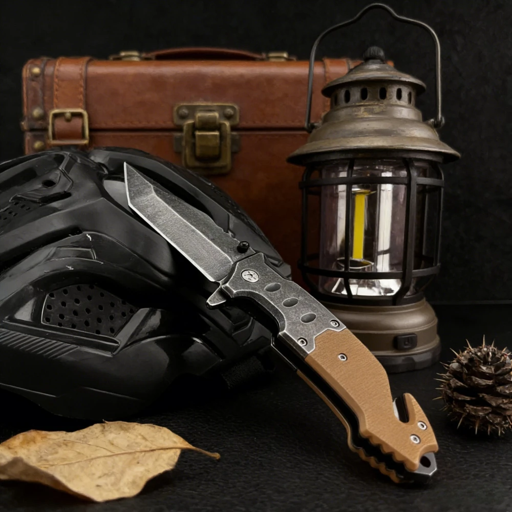 novo-canivete-dobravel-f023-com-lamina-5cr13mov-e-cabo-de-aco-420-g10-faca-de-camping-para-edc-e-pesca