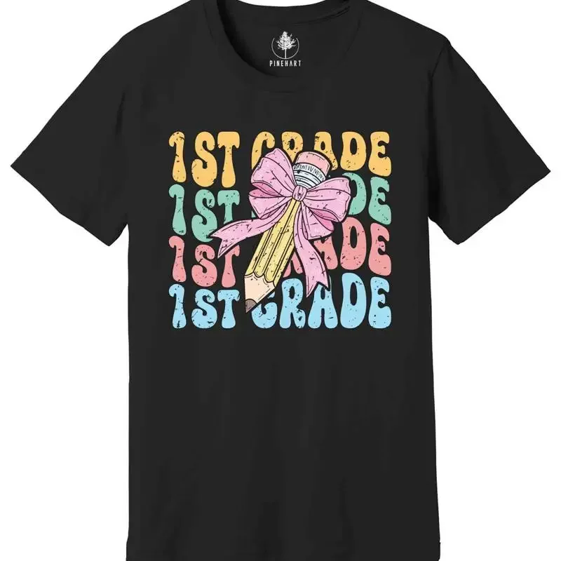 

Футболка для учителя первого класса, футболка для учителя 1 класса, футболка «Снова в школу»