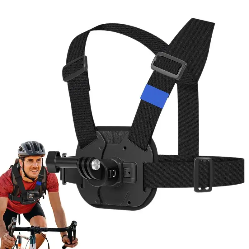 Chest Mount Harness Elastic Chest Mount Strap Camera Strap Carrier For Skateboarding Hiking Skiing Riding