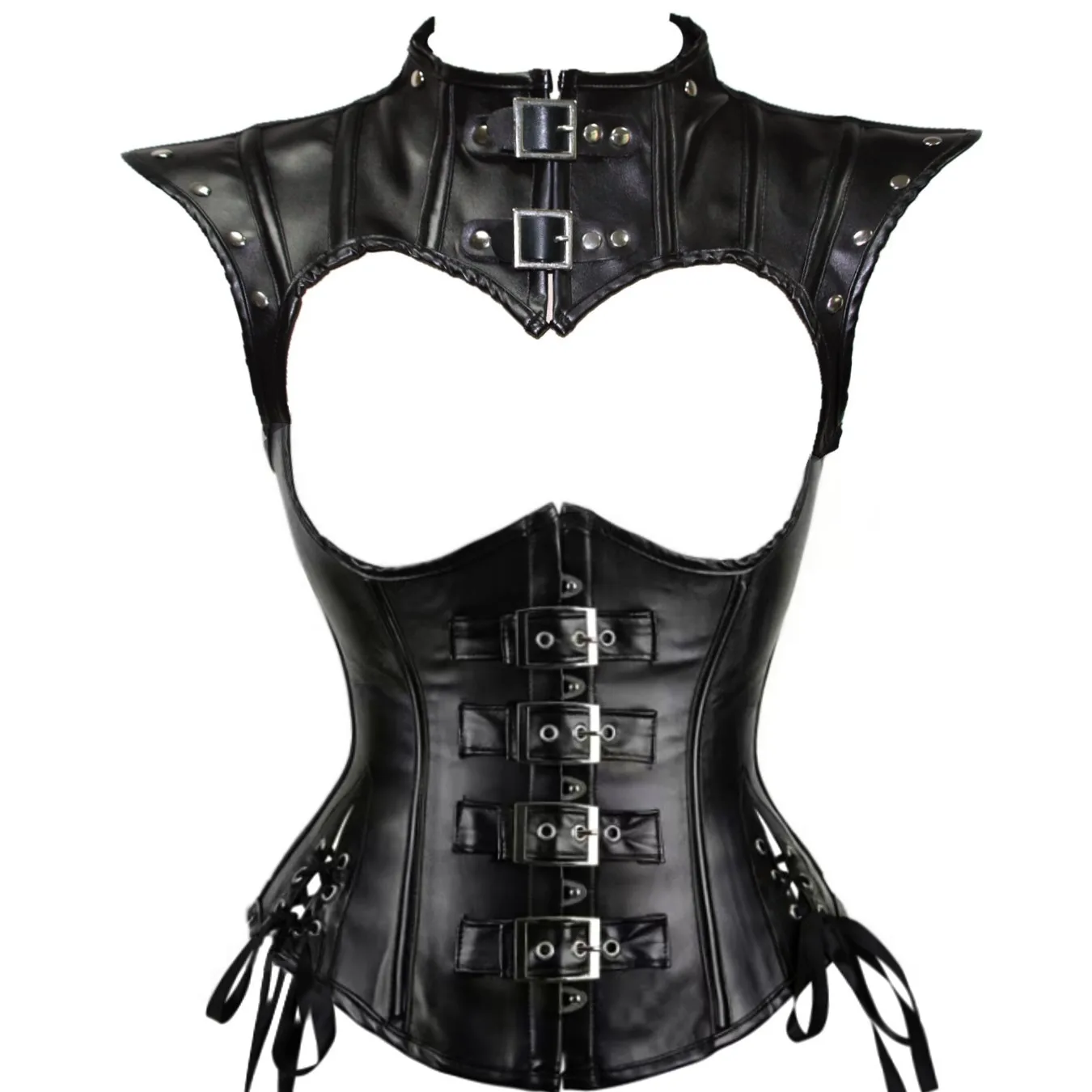 

Cloudy.lee Dark Gothic Rock Steampunk Vest and Corset Suit Medieval Cosplay Costume