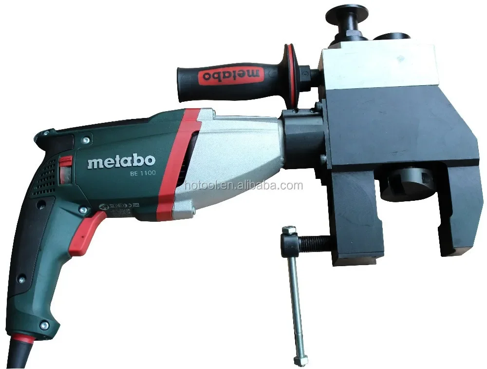 

pipe bevelling machine, C model, metabo motor drive, steel pipe bevelling