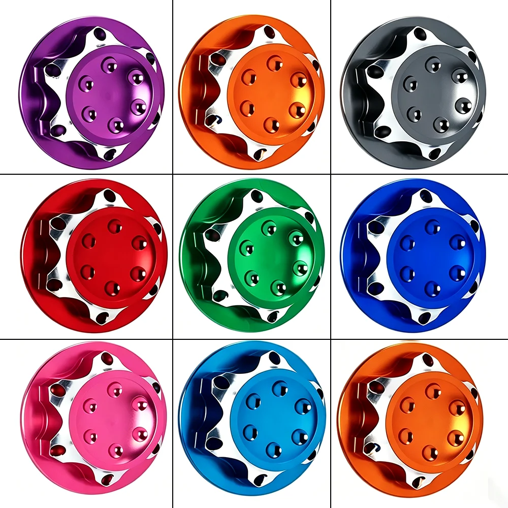 Aluminium Wheel Hub Cover Antidust Cover 17mm Hex Nut for Rc 1:8 X-maxx Summit E-revo Arrma Model Car Anti-skid Wheel Cover