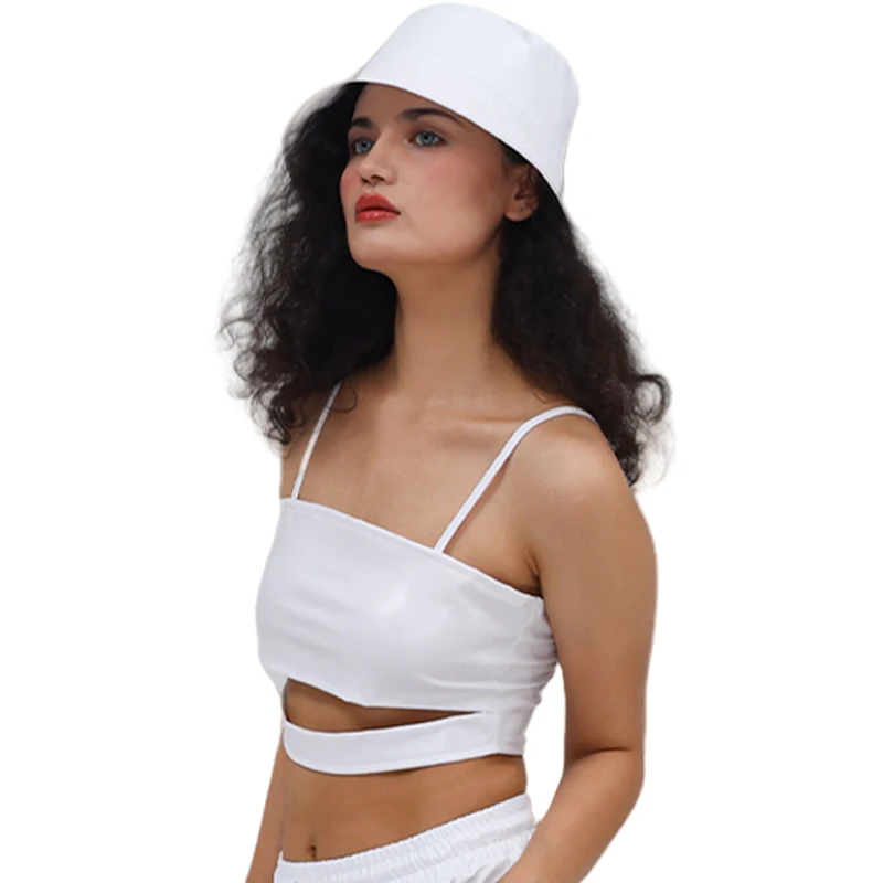 Женский укороченный топ с эффектом металлик, блестящий топ на бретелях в стиле хип-хоп, костюм для уличных танцев, сценический костюм, черлидинг, на тонких бретельках