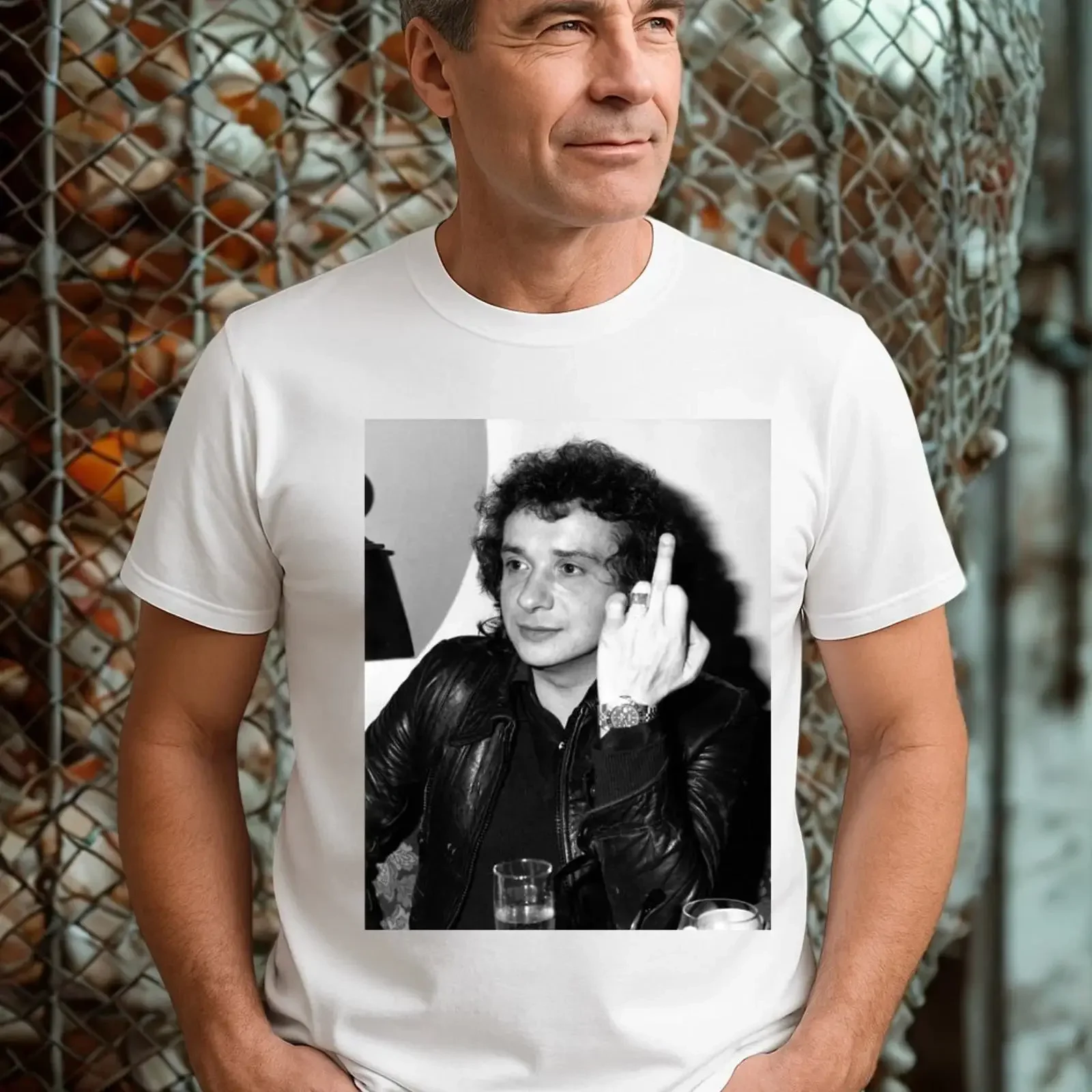 Michel Sardou T Shirt French Song Nostalgia Lac Du Connemara vintage Washed designer clothes Breathable graphic Soft Casual