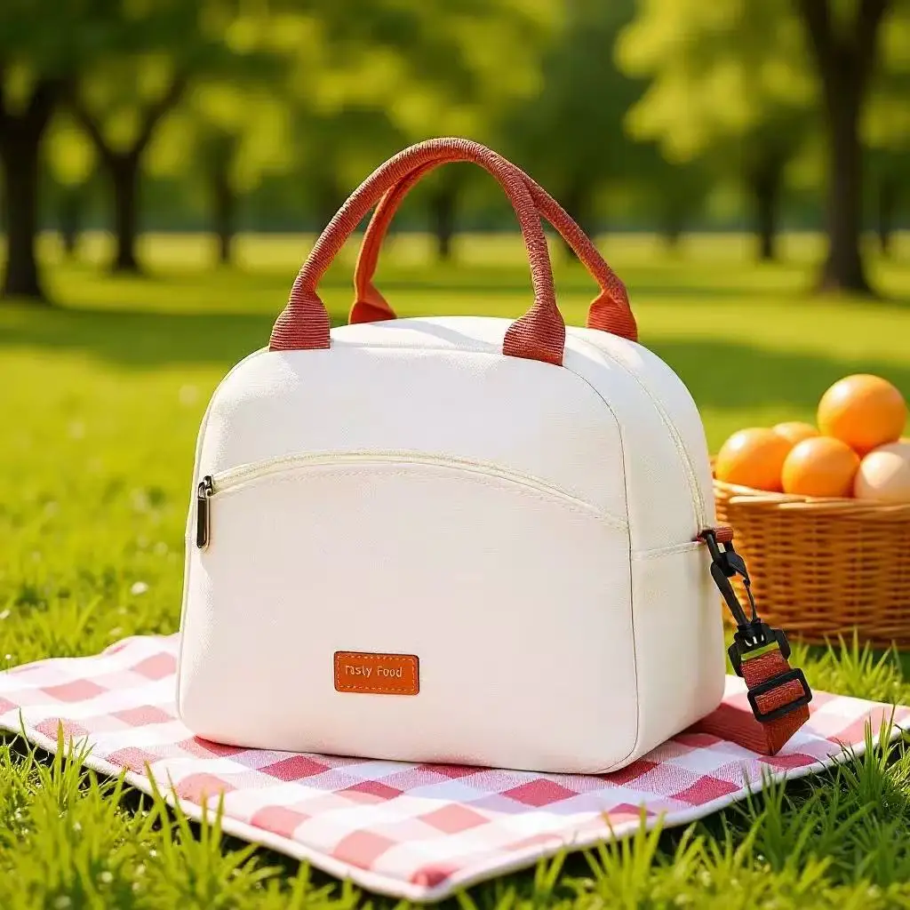 Waterproof Lunch Bags Thermal Cooler Office Meal Outdoor Camping Picnic Insulated Durable Handbag Carry Storage Box
