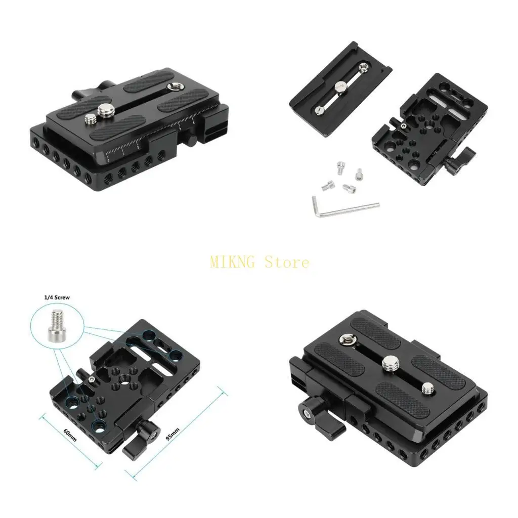 

Aluminum Alloy Quick Release Plate Base Stable Mount Easy Accessory Attachment best sale