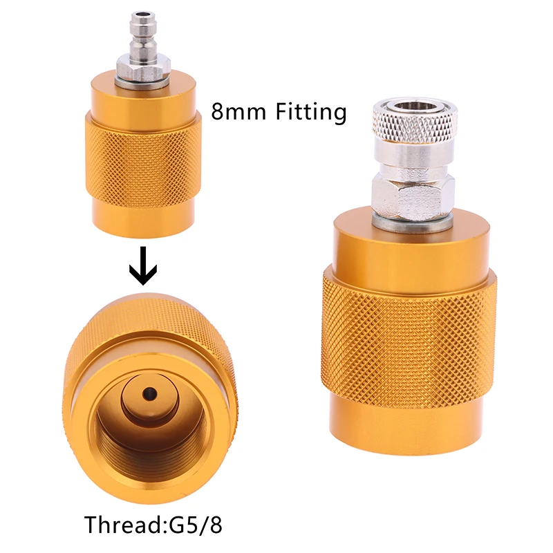 

Новый адаптер G5/8 5/8"BSPP DIN 300Bar для станции заправки воздухом при дайвинге с быстроразъемным соединением 8 мм (штекер или гнездо)