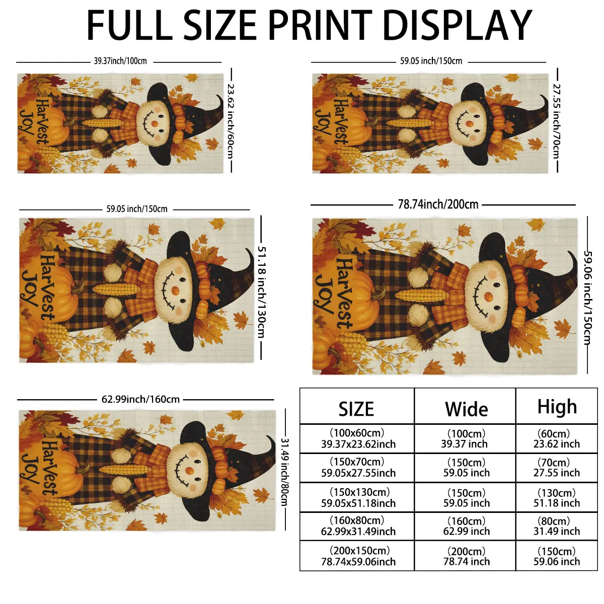 Halloween Scarecrow Pumpkin Beach Towel Microfiber Sand Free Quick Dry Fall Harvest Festival Oversized Absorbent Pool Towel